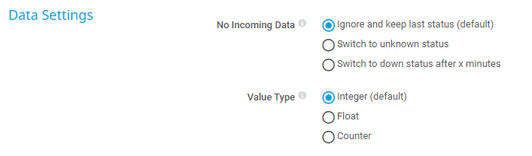 Data Settings
